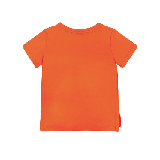 KIDS RAINBOW TRIM MULTI COLOR SHORT SLEEVE TOP