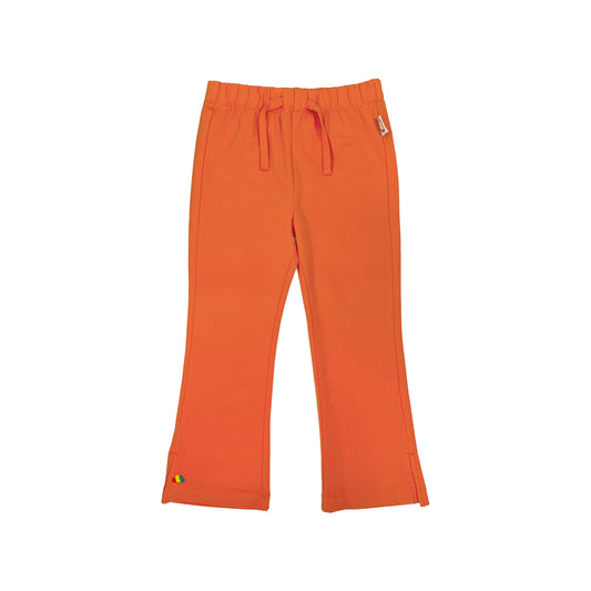 KIDS SOLID COLOR BOOT CUT LEGGINGS