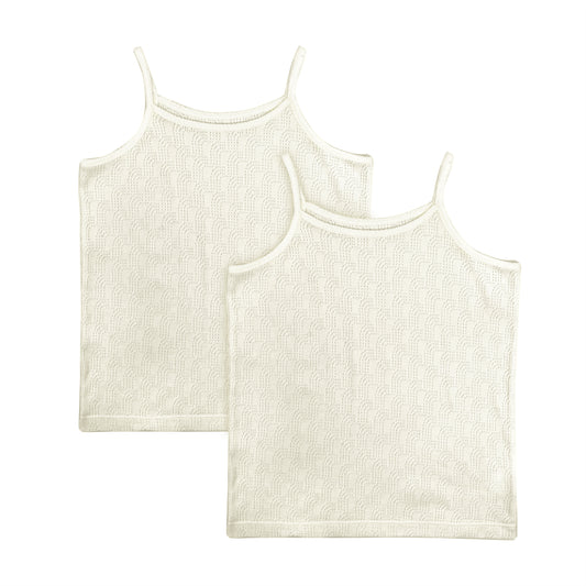 KIDS SIGNATURE POINTELLE VEST - GIRLS