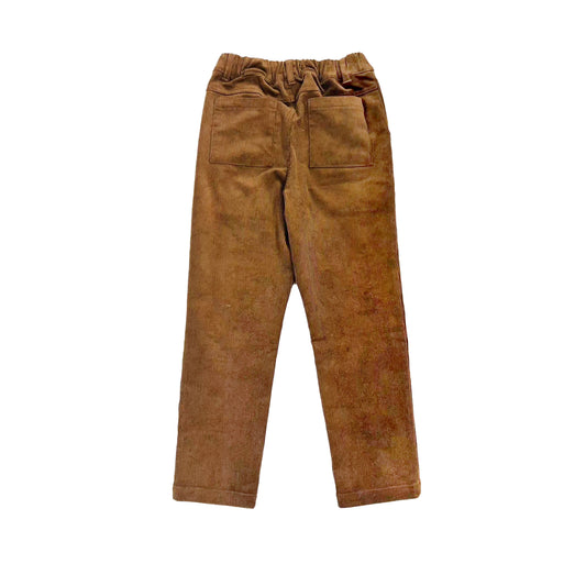 KIDS BROWN CORDUROY TROUSERS