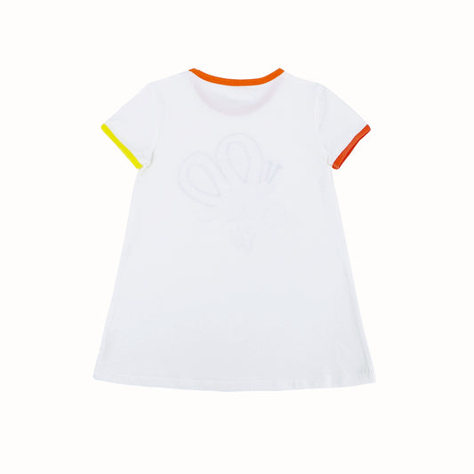 BABY/KIDS BUTTERFLY PRINT A-LINE DRESS