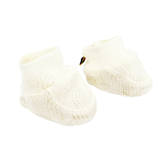 BABY SIGNATURE POINTELLE BOOTIES