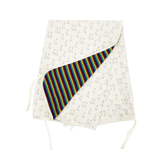 BABY FLASHLIGHT PRINT DOUBLE SIDE BLANKET