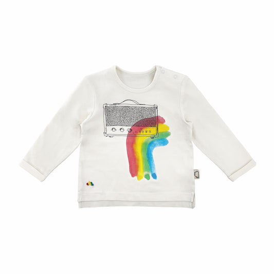 BABY/KIDS RADIO PRINT LONG SLEEVE TOP