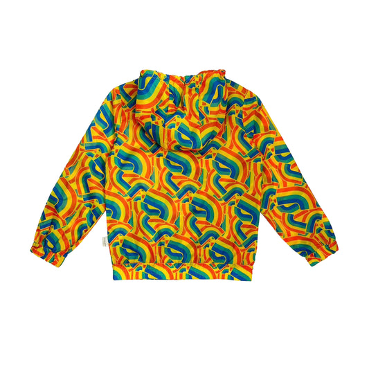 KIDS RAINBOW R SIGNATURE ZIPPED WINDBREAKER