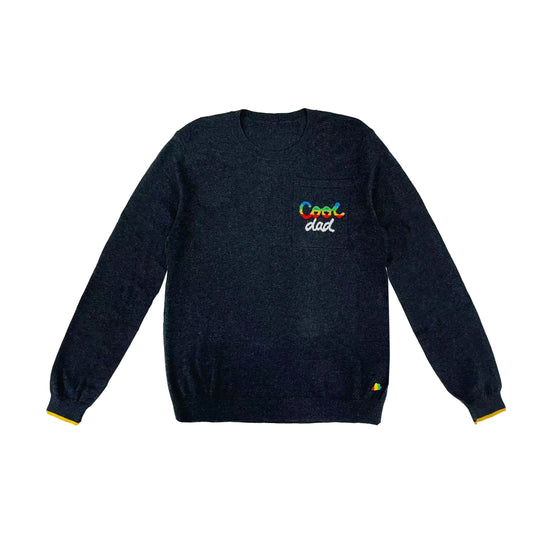MEN'S RAINBOW POCKET PRINT LONG SLEEVE JUMPER