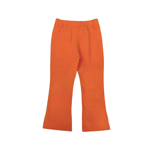 KIDS SOLID COLOR BOOT CUT LEGGINGS