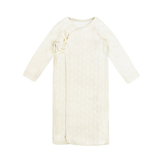 BABY SIGNATURE POINTELLE DOUBLE LAYER LONG-SLEEVE SLEEPWEAR