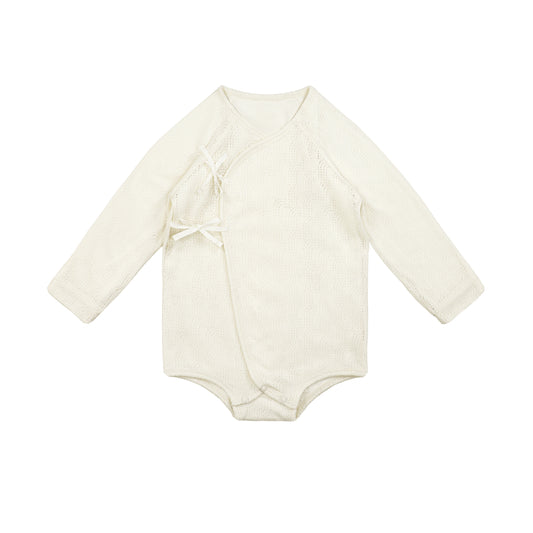 BABY SIGNATURE POINTELLE DOUBLE LAYER LONG-SLEEVE BODY