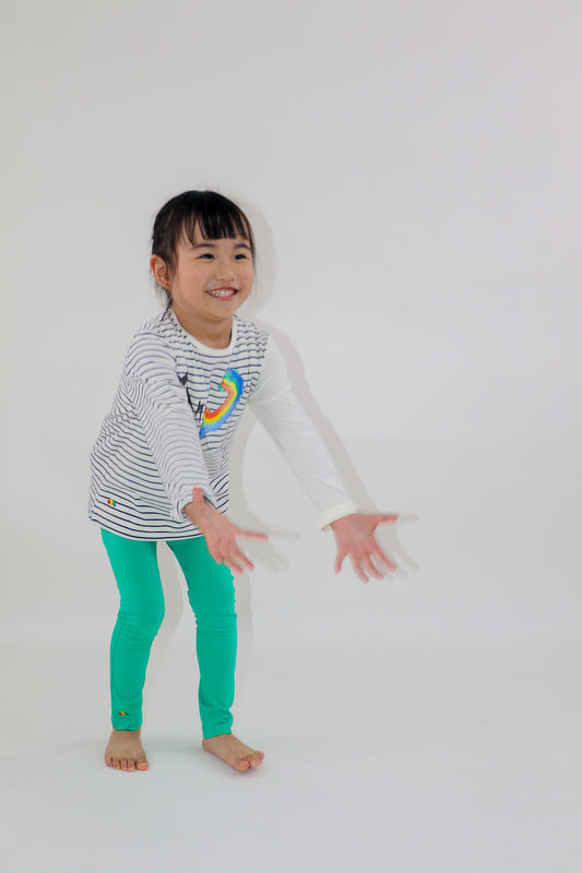KIDS RAINBOW COLOR LEGGINGS