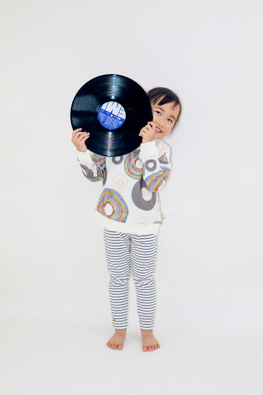 KIDS VINYL PRINT SWEATER