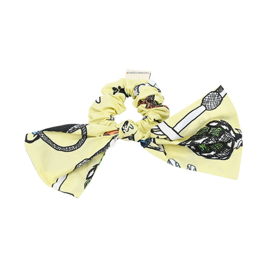 GARDEN PRINT SCRUNCHIE