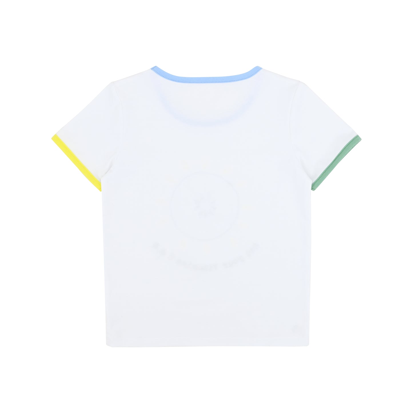 KIDS ORANGE PRINT SHORT SLEEVE T-SHIRT