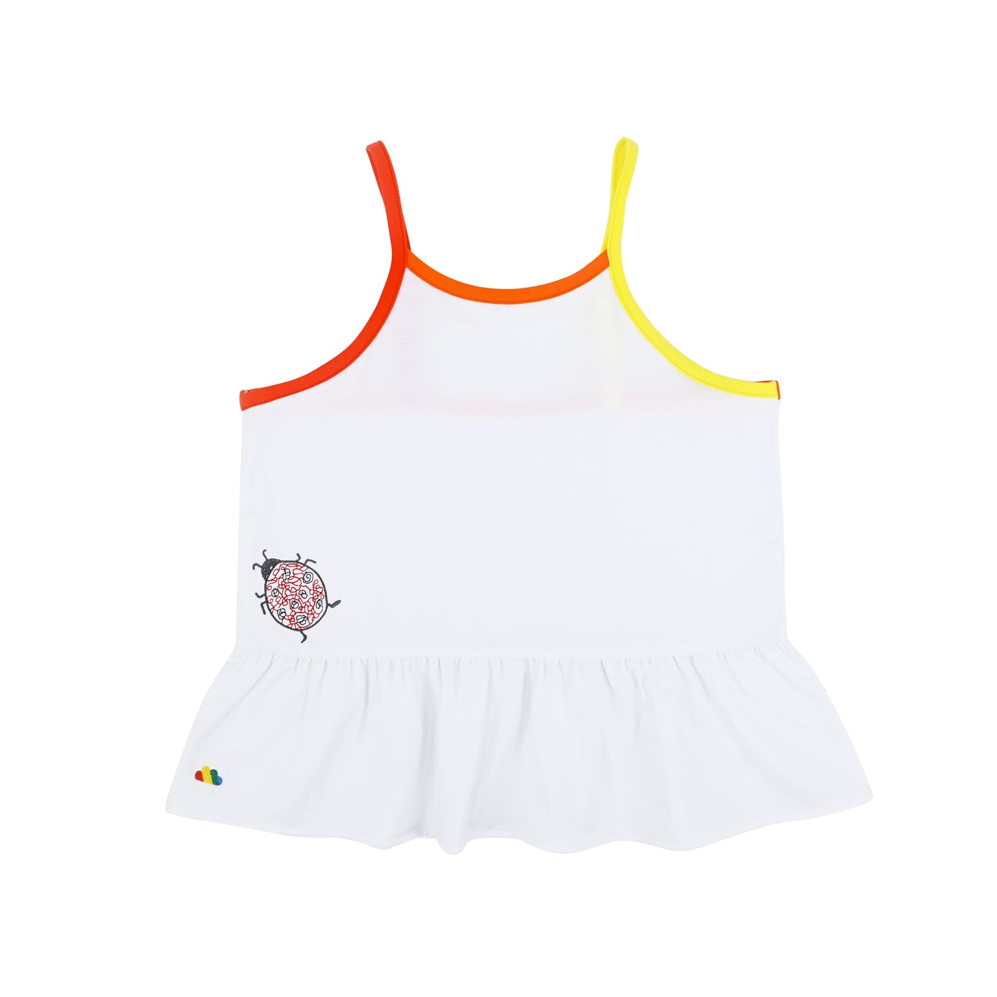 KIDS LADYBIRD EMBROIDERY CAMI TOP