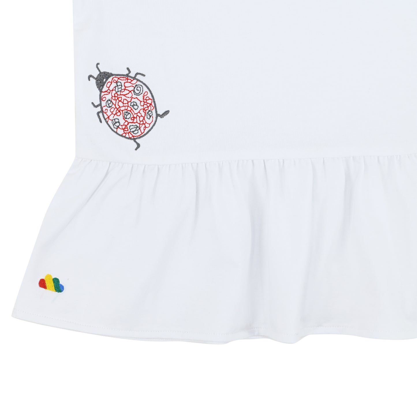 KIDS LADYBIRD EMBROIDERY CAMI TOP