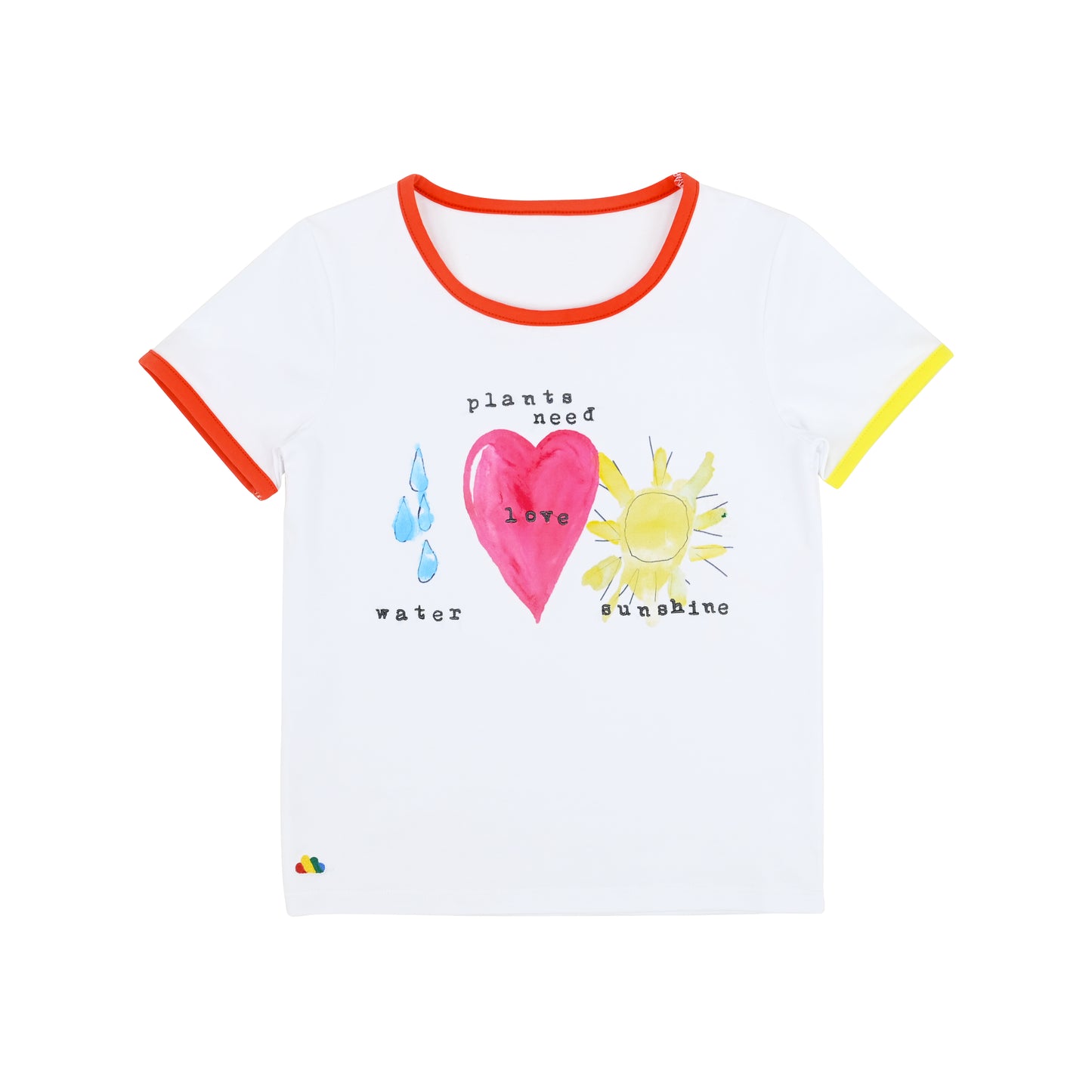 KIDS PLANTS NEED PRINT SHORT SLEEVE T-SHIRT