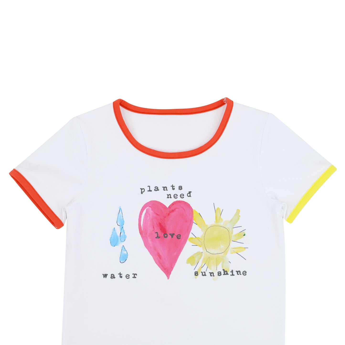 KIDS PLANTS NEED PRINT SHORT SLEEVE T-SHIRT