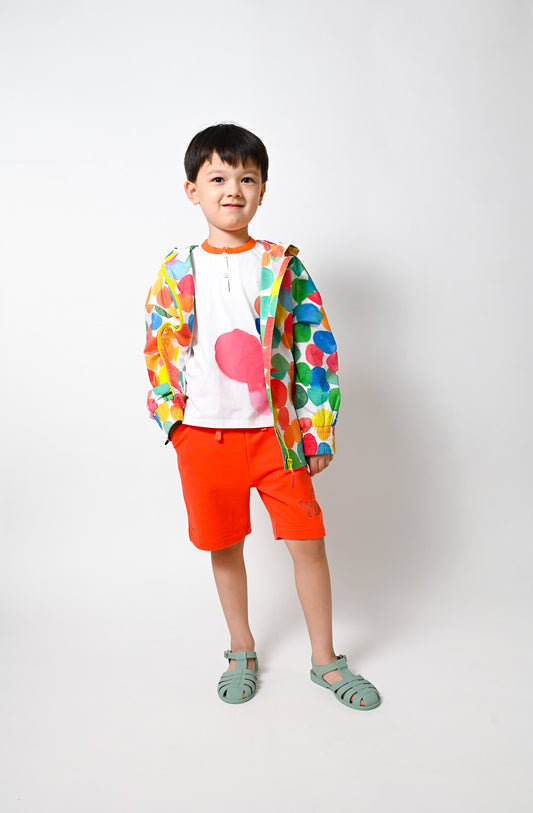 BABY/KIDS RAINBOW SPOT PRINT SHORT SLEEVE T-SHIRT