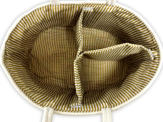 MULTI-PURPOSE RAINBOW COLORED WICKER BASKET