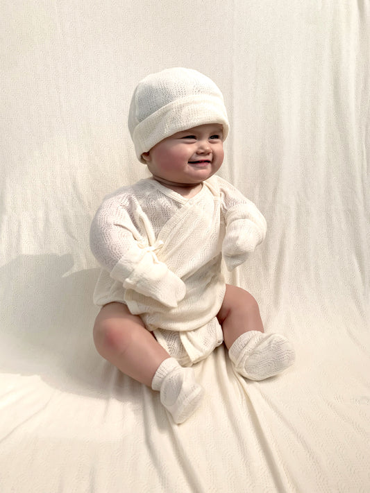 BABY SIGNATURE POINTELLE LONG-SLEEVE BODY