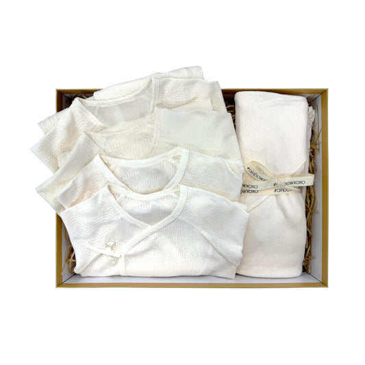 BABY SIGNATURE SINGLE LAYER POINTELLE LUXURY SET A WITH GIFTBOX