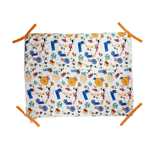 BABY BEACH PRINT BLANKET
