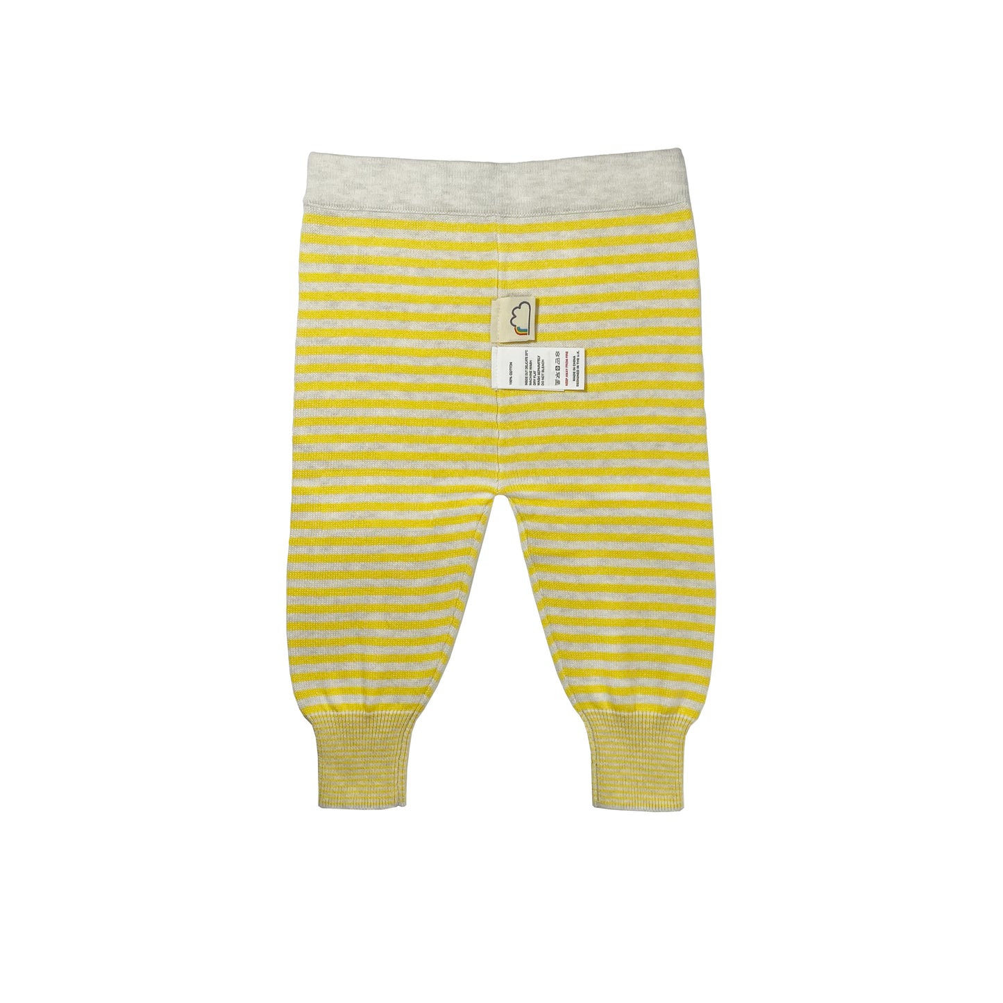 BABY YELLOW STRIPE LEGGING