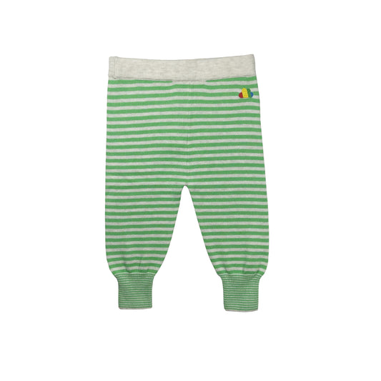 BABY GREEN STRIPE LEGGING