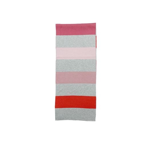 KIDS RED STRIPE SCARF