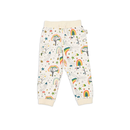 BABY OWL PRINT SPORTS PANTS