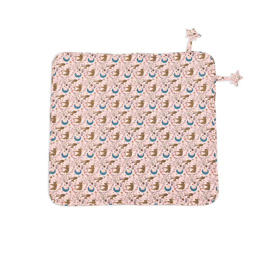 BABY DEER PRINT SOUND EAR BLANKET