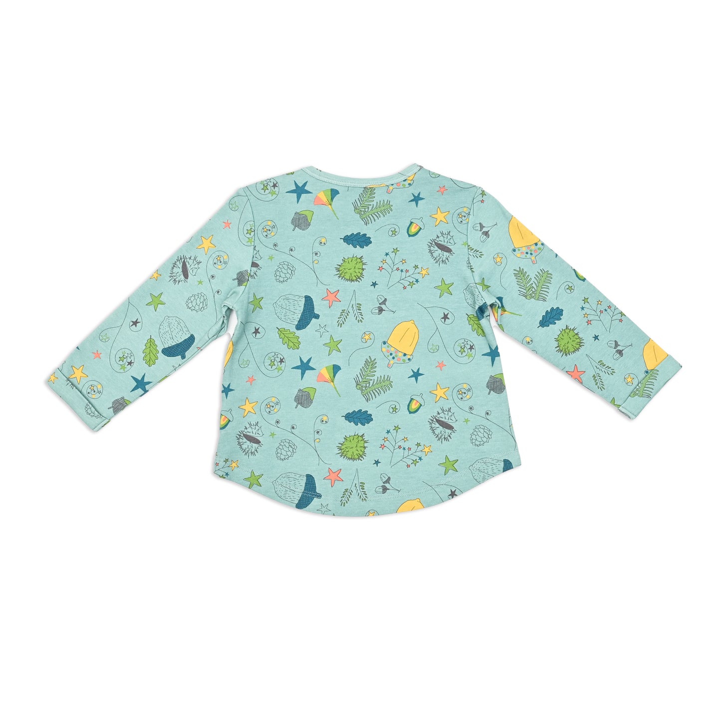 KIDS ACORN PRINT LONG-SLEEVES T SHIRT