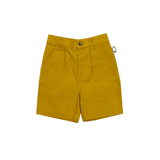 KIDS YELLOW CHINO SHORTS