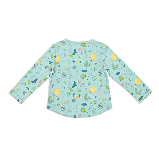 BABY ACORN PRINT LONG-SLEEVES T SHIRT