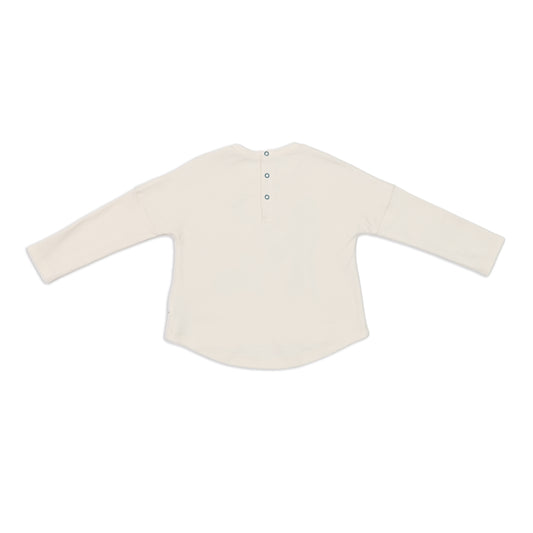 BABY DEER+RABBIT DROP SHOULDERS LONG-SLEEVES T SHIRT