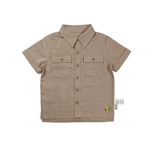 KIDS TWILL SHORT-SLEEVES SHIRTS