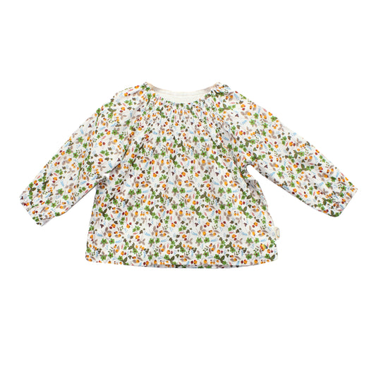 BABY/KIDS FLORAL PRINT LONG-SLEEVES TWIN SET