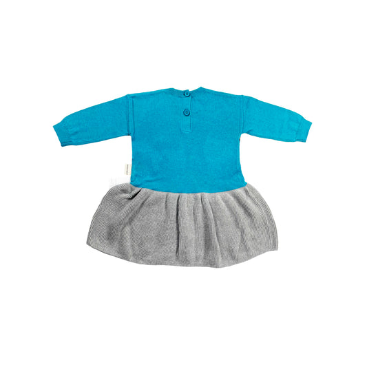 BABY DEER+RABBIT LONG-SLEEVES DRESS