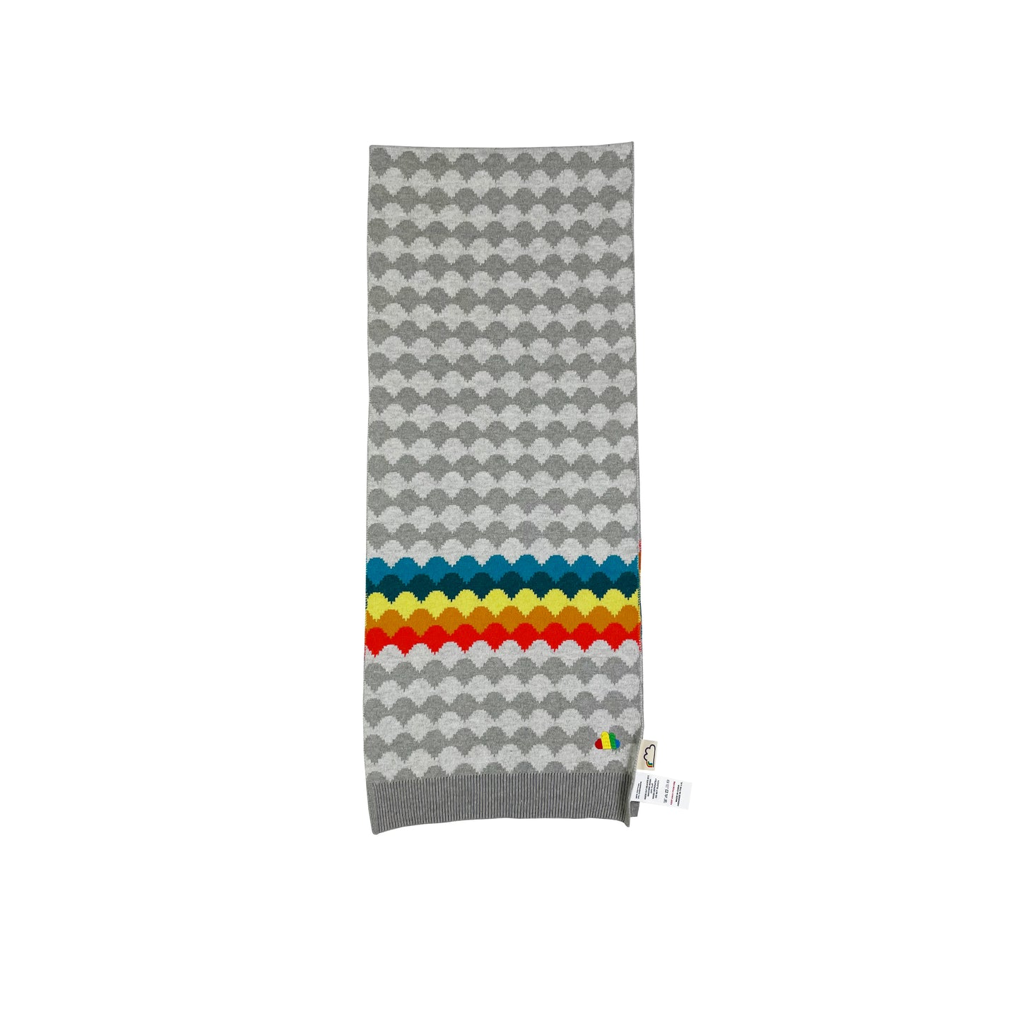 KIDS RAINBOW DOT SCARF