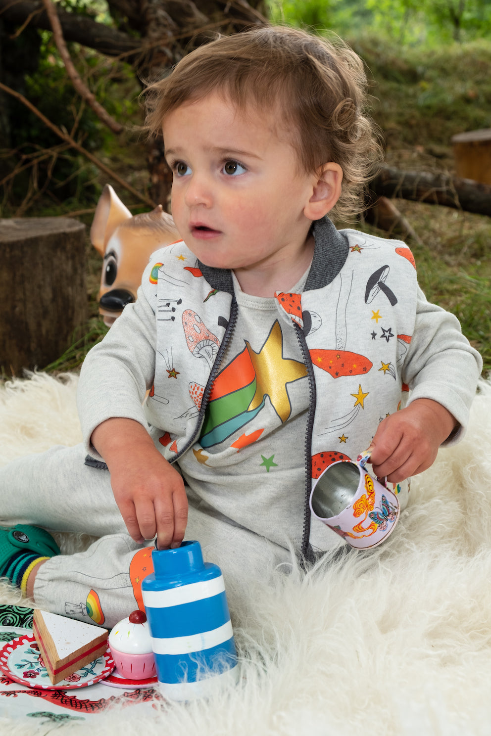 KIDS SHOOTING STAR LONG-SLEEVES T-SHIRT