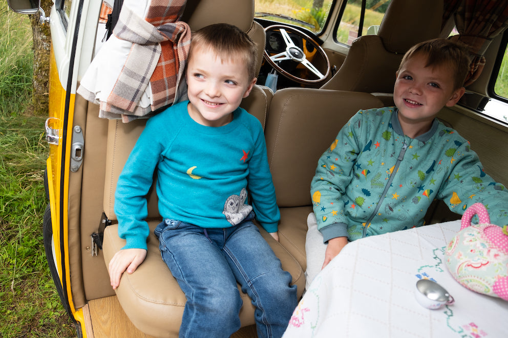 KIDS OWL PRINT LONG-SLEEVES SWEATER