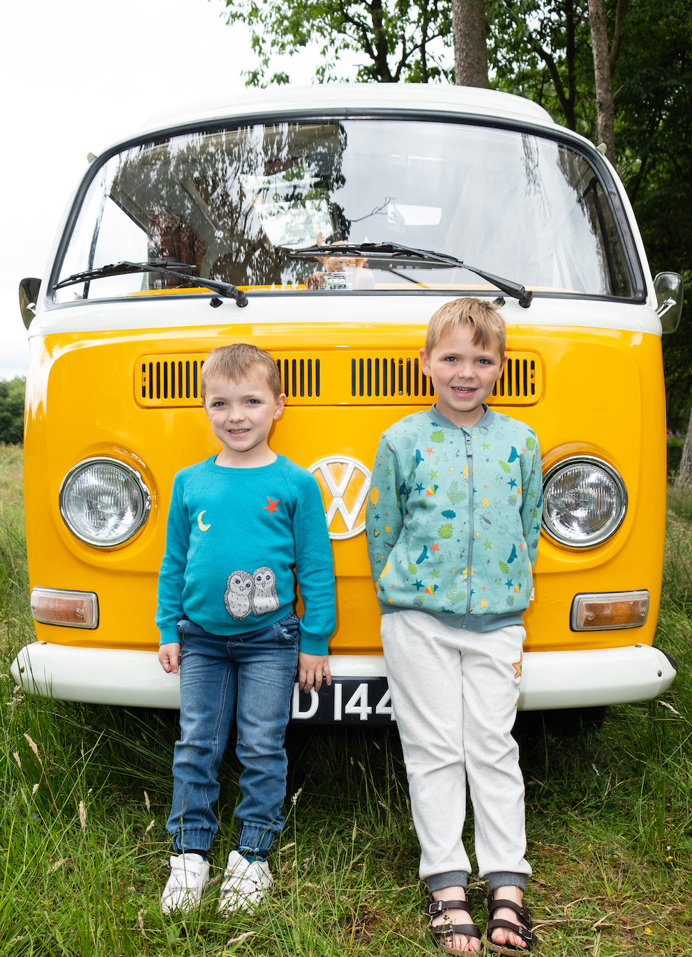 KIDS OWL PRINT LONG-SLEEVES SWEATER