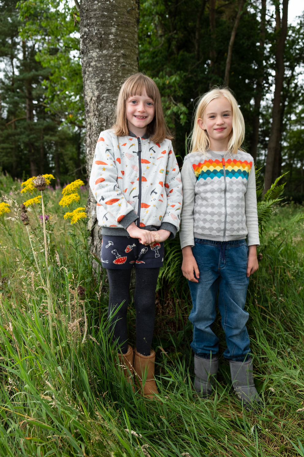 KIDS RED MUSHROOM SHORTS