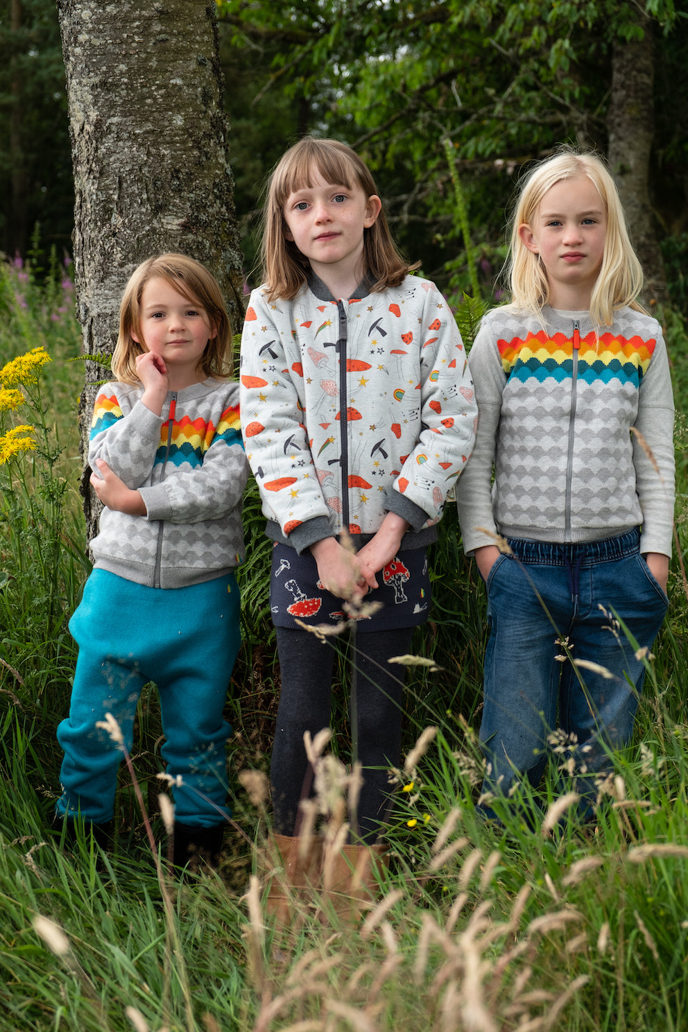 KIDS RED MUSHROOM SHORTS