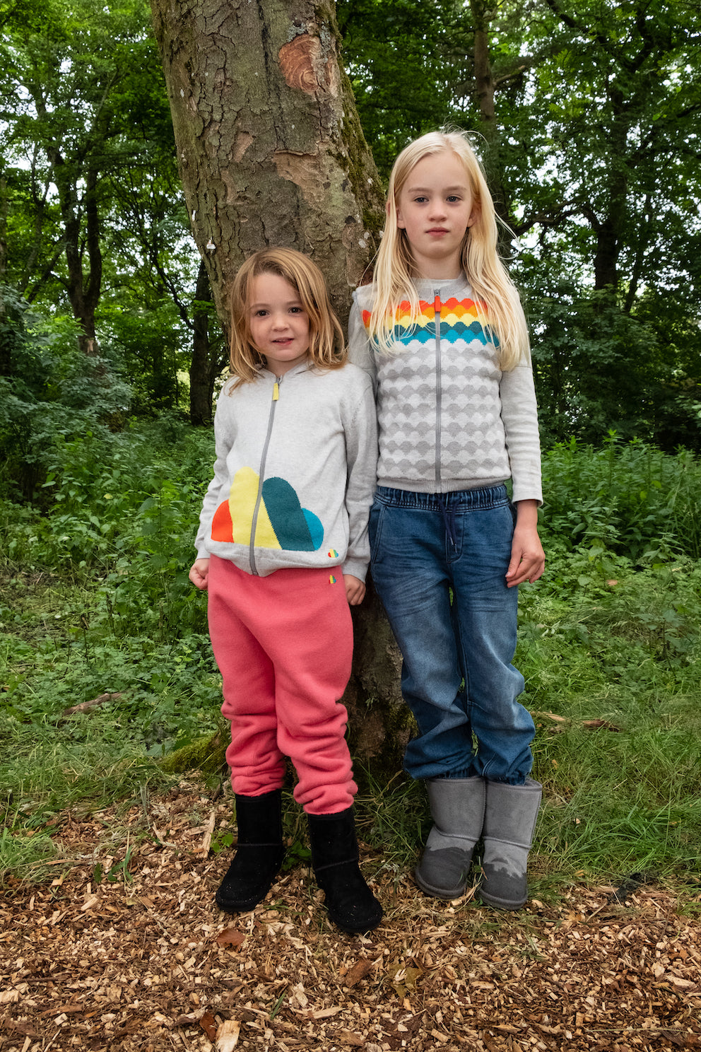 KIDS FUR LINED HAREEM JOGGING PANTS