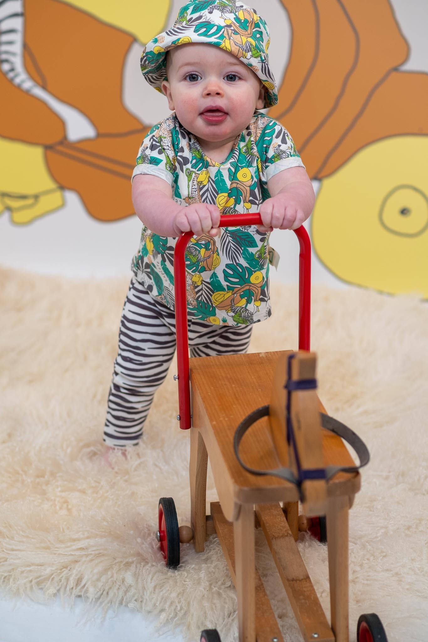 BABY JUNGLE PRINT T-SHIRT