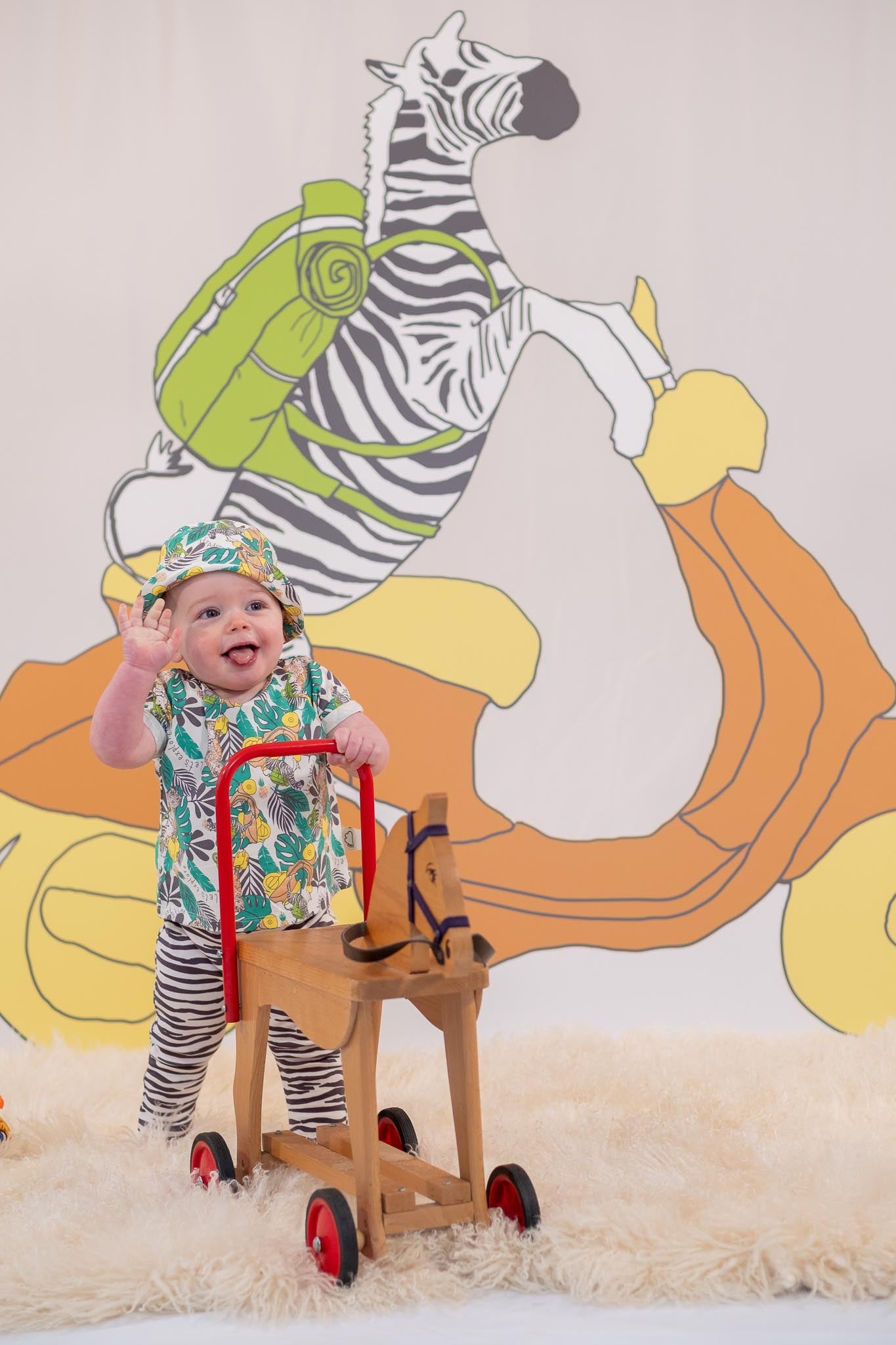 BABY ZEBRA PRINT HAREEM LEGGING