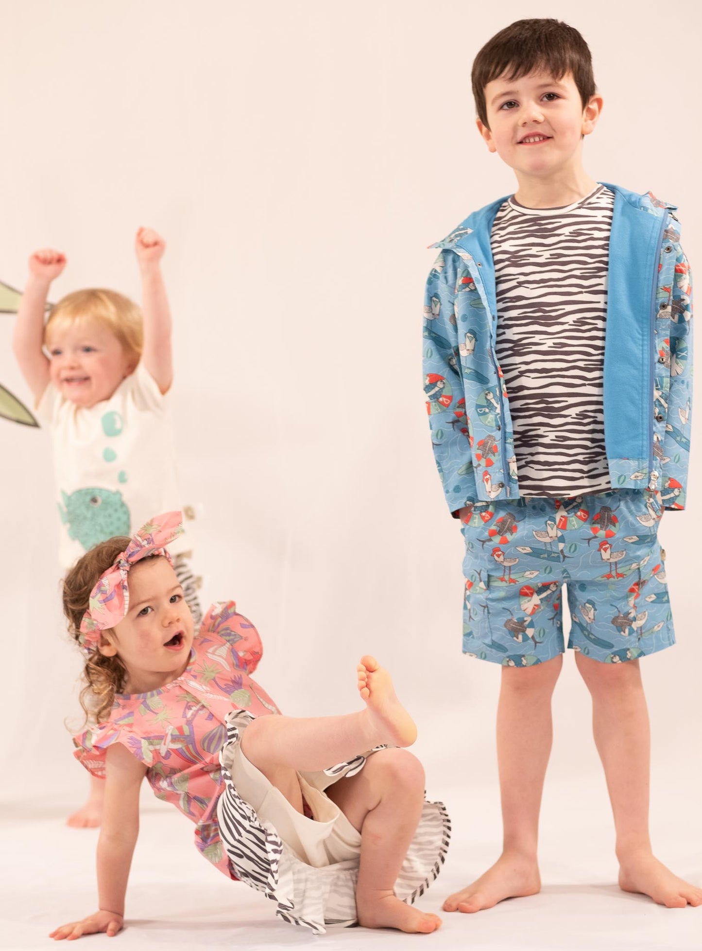 BABY/KIDS ZEBRA PRINT FRILL HEM SKORT