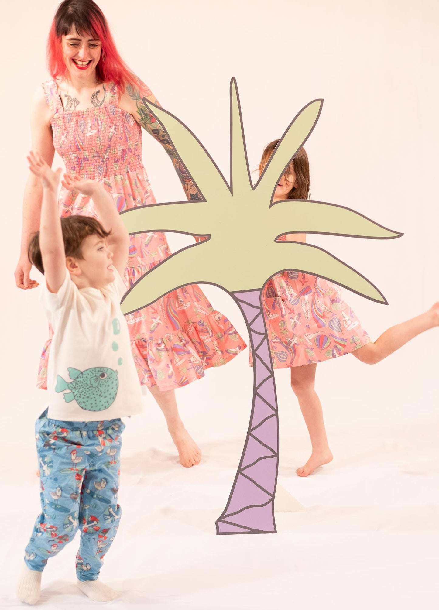 KIDS SEAL PRINT JOGGERS