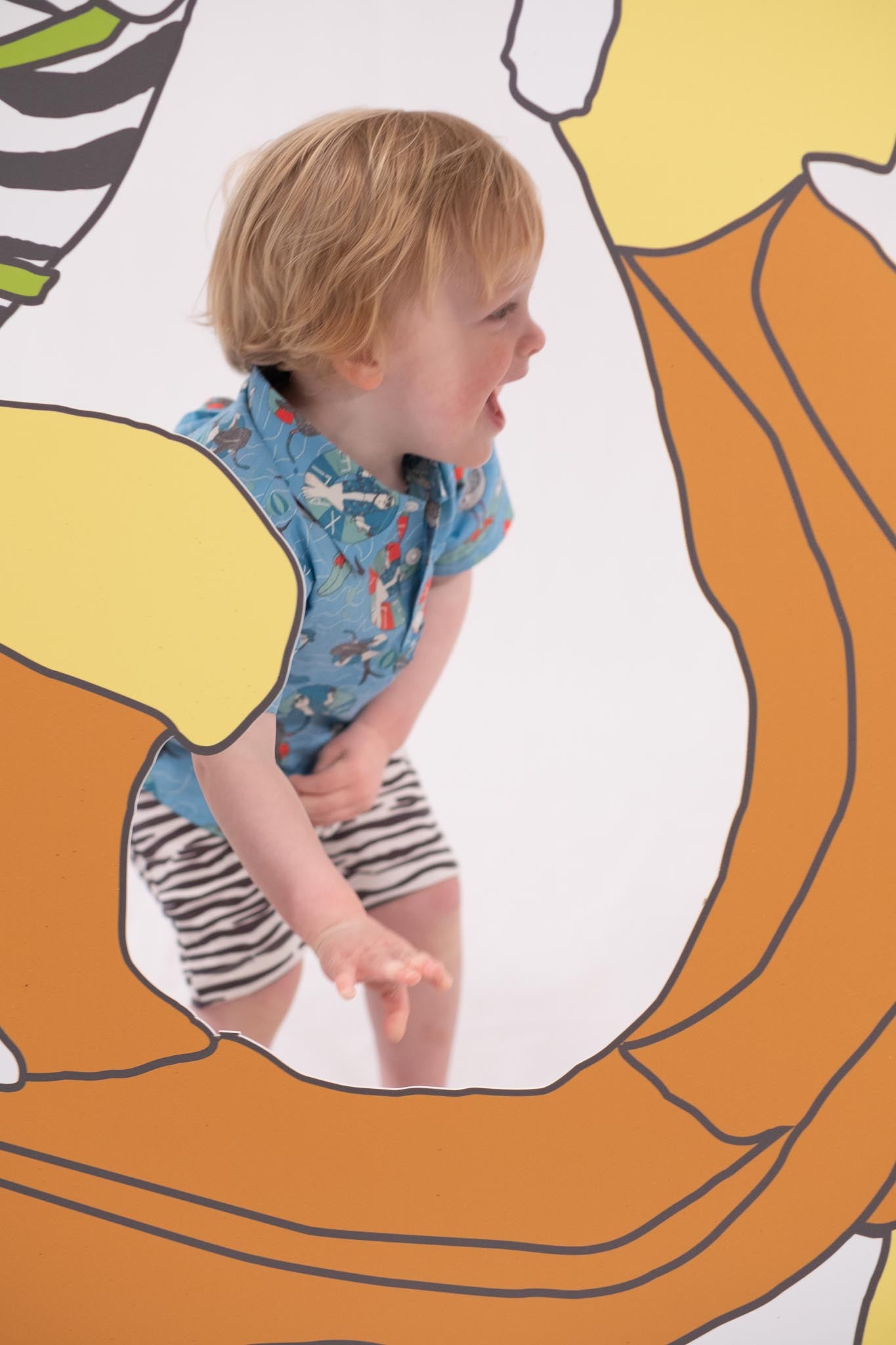 BABY/KIDS ZEBRA PRINT SHORT